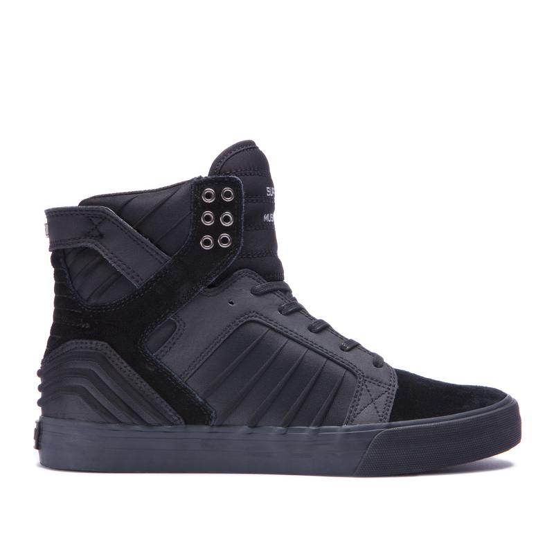 Zapatillas Altas Supra Argentina Hombre - SKYTOP EVO Negras (UBAHE-0258)